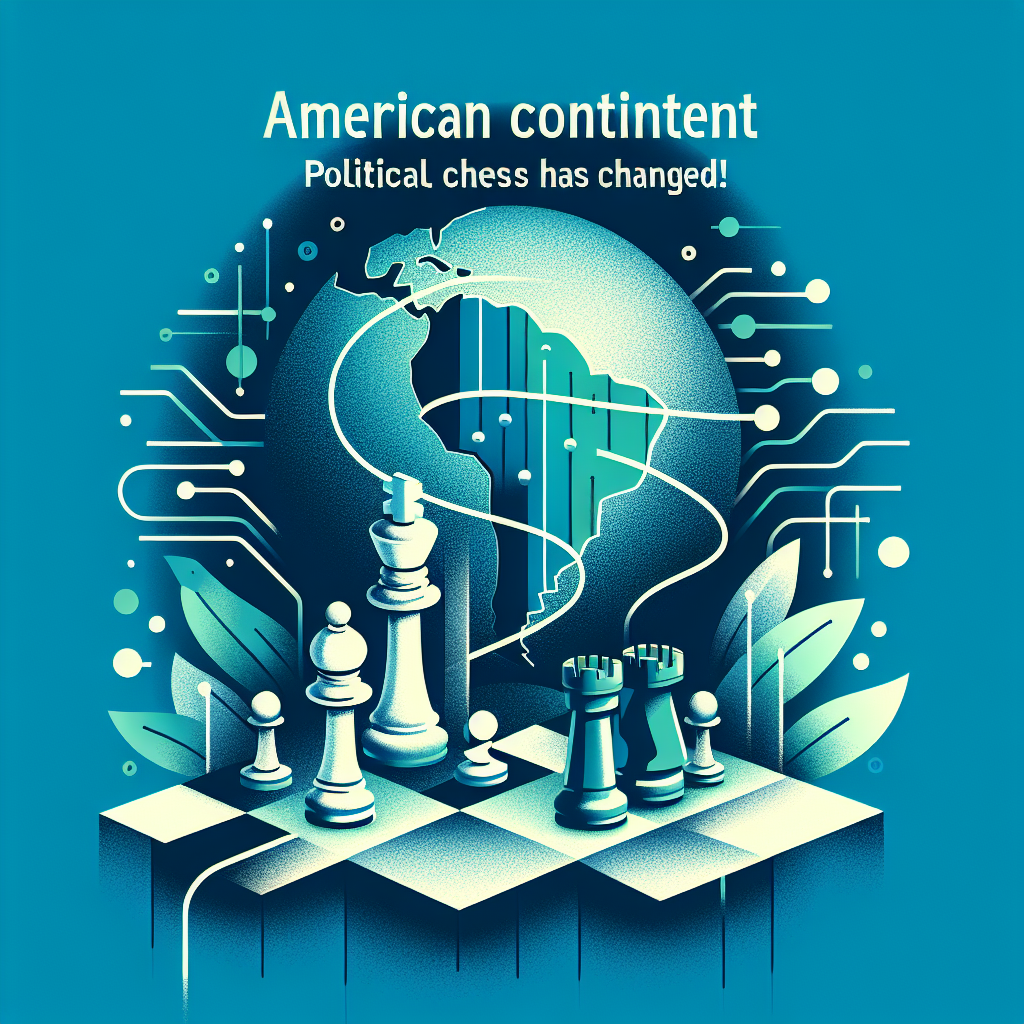 Capa do artigo – Continente americano: American continent: South America: Political Chess has Changed!