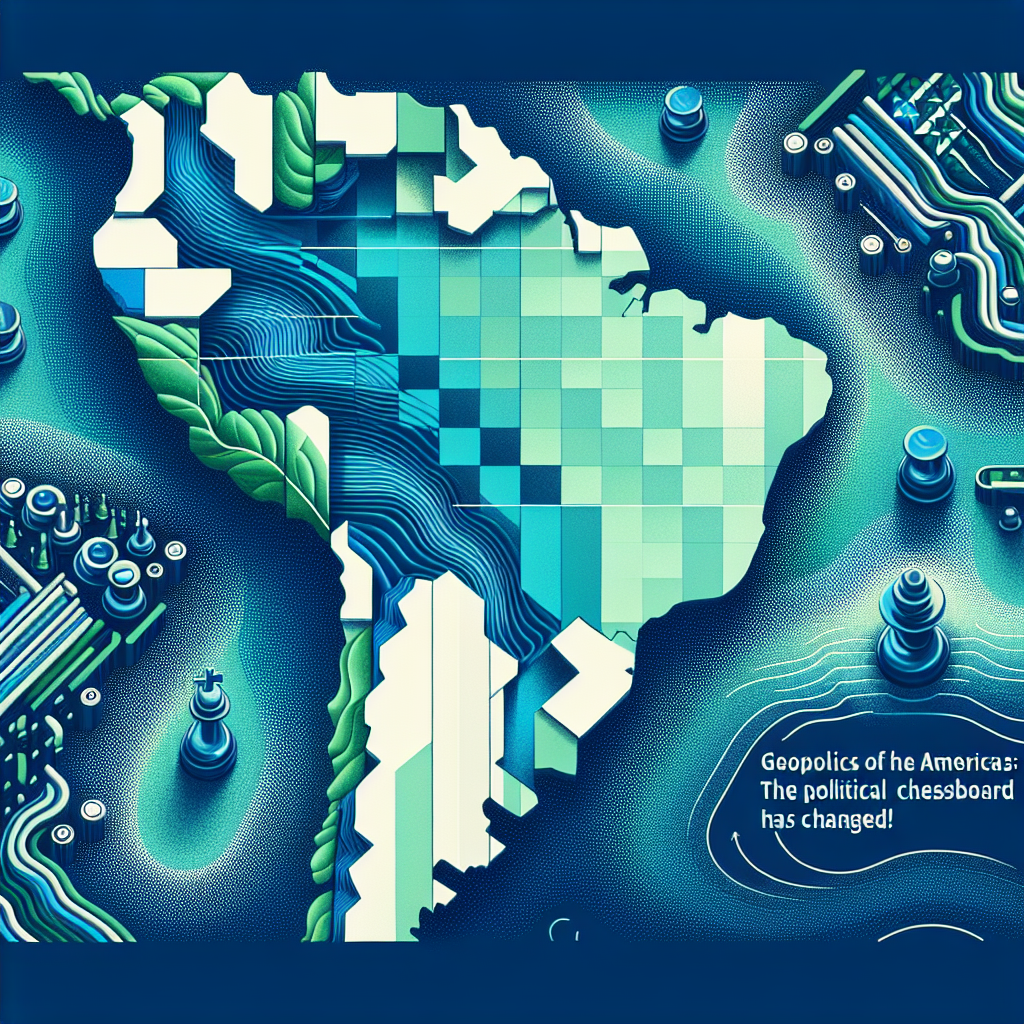 Capa do artigo – Geopolítica das americas: Continente americano: América del Sur: ¡El Ajedrez Político ha Cambiado!