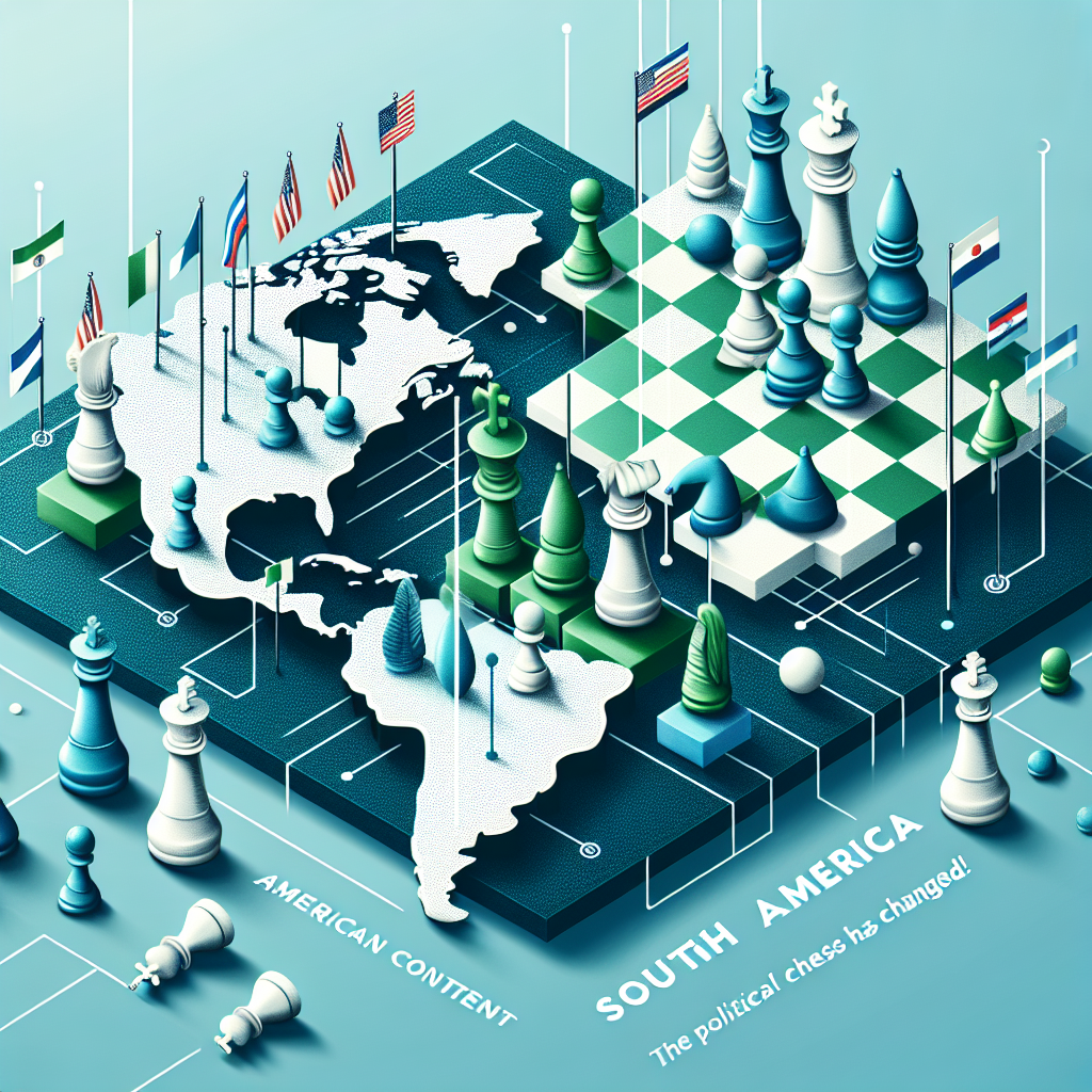 Capa do artigo – Continente americano: América do Sul: O Xadrez Político Mudou!