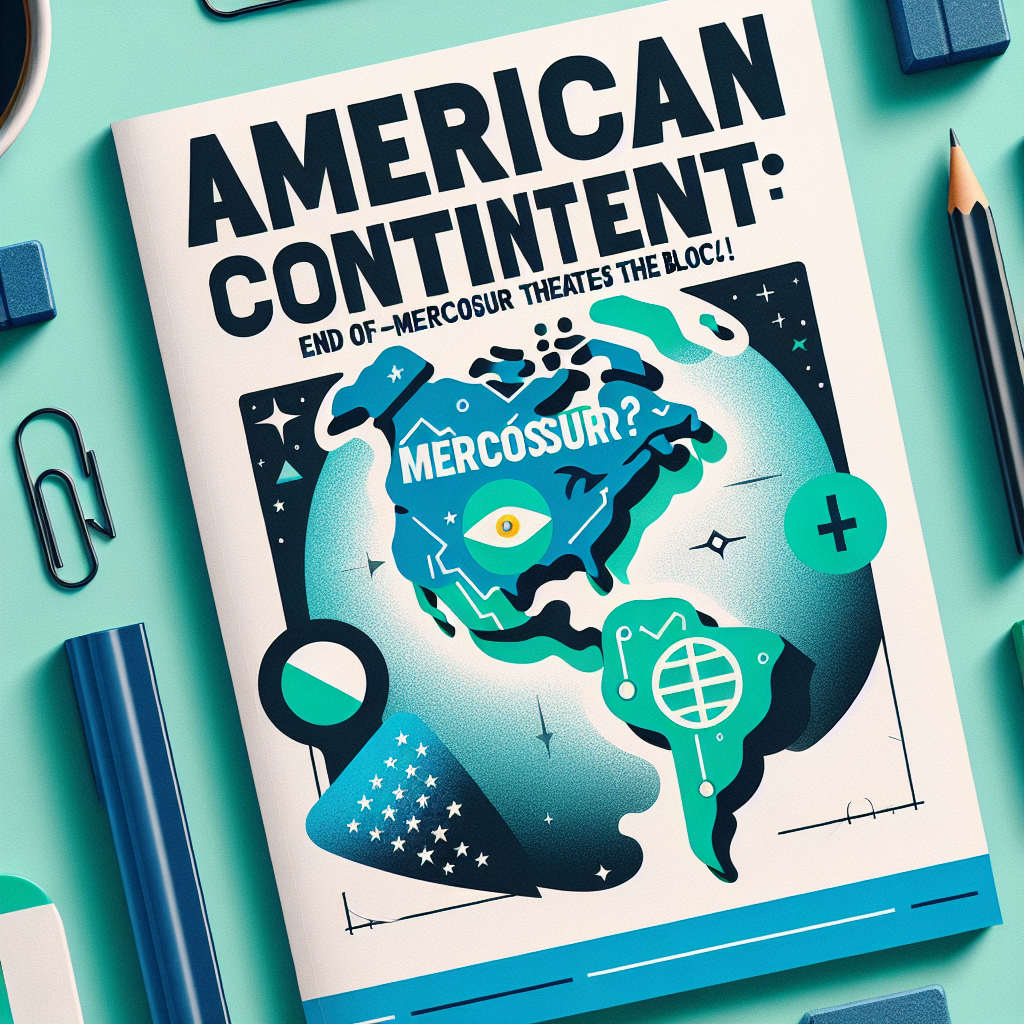 Capa do artigo – Continente americano: End of Mercosur? Argentina threatens the bloc!