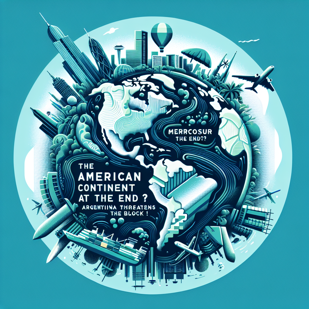 Capa do artigo – Continente americano: Mercosur at the End? Argentina Threatens the Bloc!