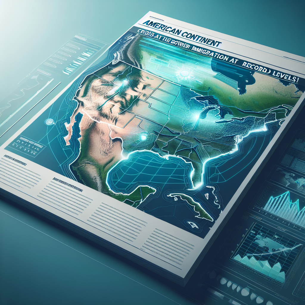 Capa do artigo – Continente americano: Crisis en la frontera: ¡Inmigración en niveles récord!