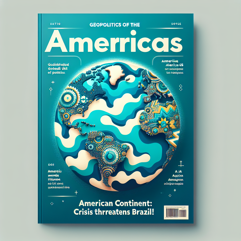 Capa do artigo – Geopolítica das americas: Continente americano: ¿EE. UU. Divididos? ¡Crisis Amenaza a Brasil!