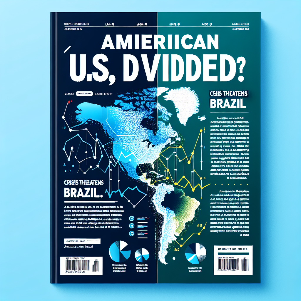 Capa do artigo – Continente americano: ¿EE. UU. Dividido? ¡Crisis amenaza a Brasil!