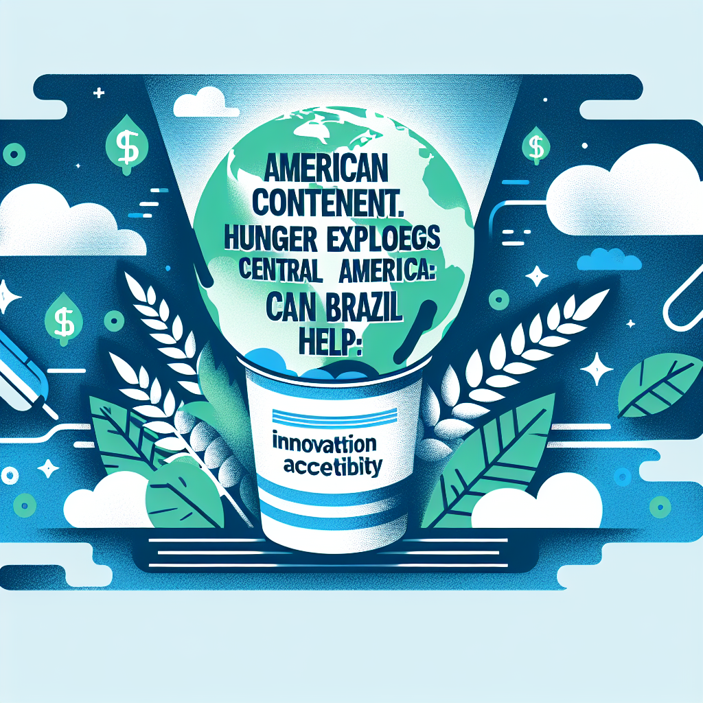 Capa do artigo – Continente americano: A fome explode na América Central: O Brasil pode ajudar?