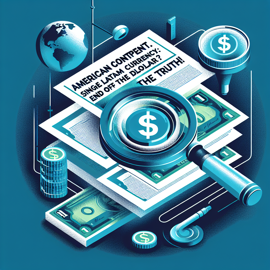 Capa do artigo – Continente americano: Moeda Única LATAM: Fim do Dólar? A Verdade!