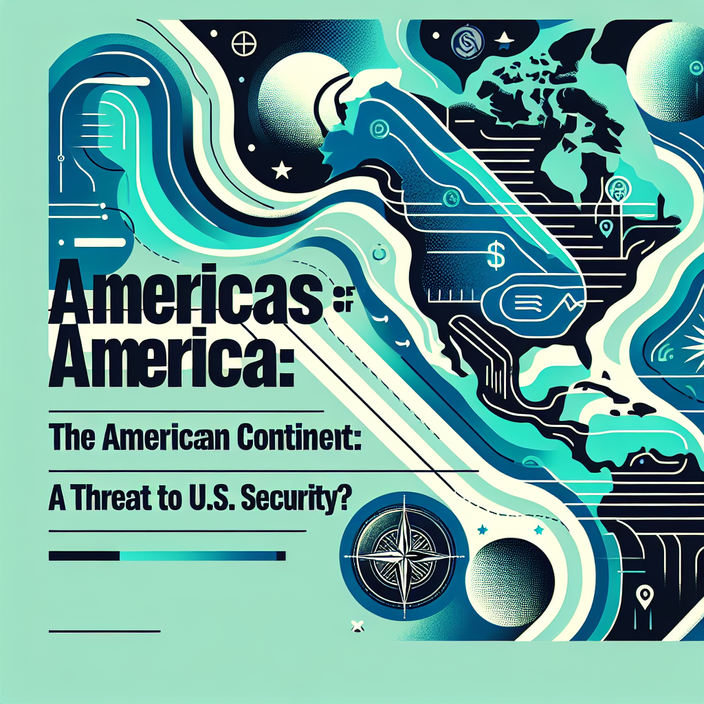 Capa do artigo – Geopolítica das americas: Continente americano: Cárteles en México: ¿Una amenaza para la seguridad de EE. UU.?