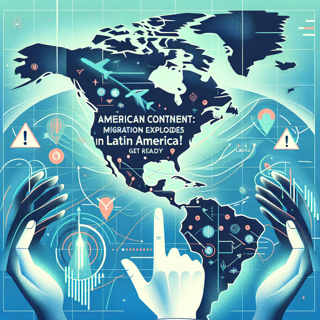 Capa do artigo – Continente americano: American continent: Migration explodes in Latin America! Get ready