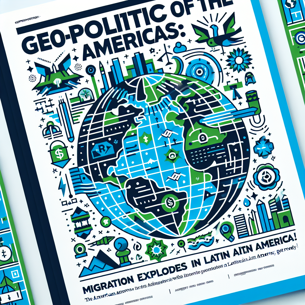 Capa do artigo – Geopolítica das americas: Continente americano: ¡La migración explota en América Latina! Prepárate