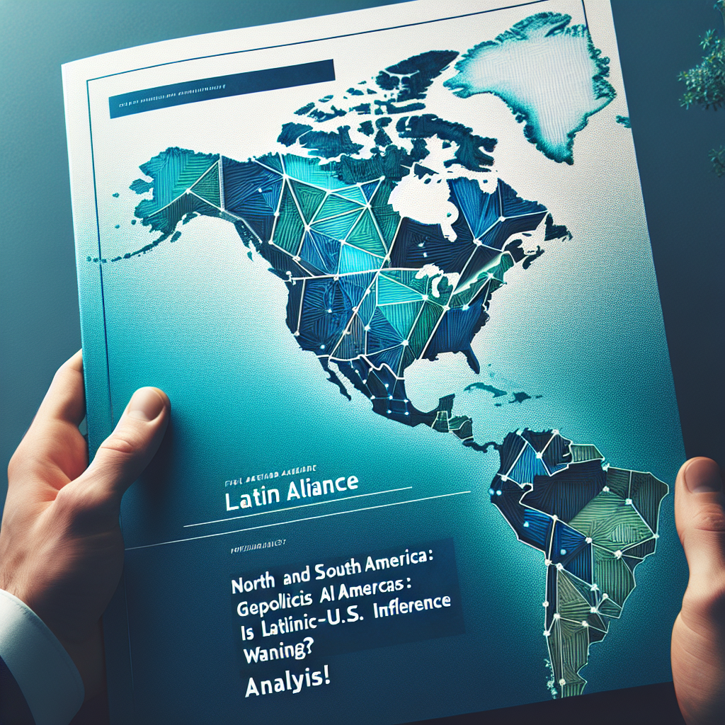 Capa do artigo – Continente americano: Geopolitics of the Americas: Geopolitics of the Americas: LATIN ALLIANCE: Does the U.S. Lose Power? ANALYSIS!