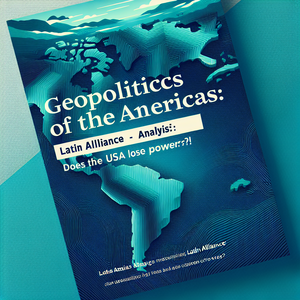 Capa do artigo – Geopolítica das americas: American continent: Geopolitics of the Americas: LATIN ALLIANCE: Do the USA Lose Power? ANALYSIS!