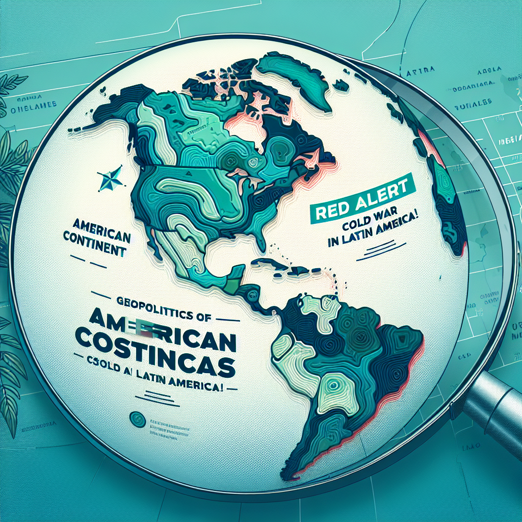 Capa do artigo – Geopolítica das americas: Continente americano: Alerta Roja: ¡Guerra Fría en América Latina!