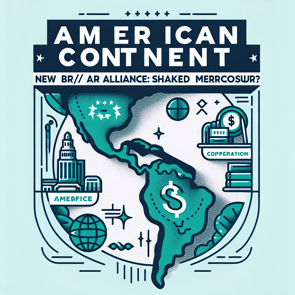 Capa do artigo – Continente americano: American continent: Nova Aliança BR/AR: Mercosul Abalado?