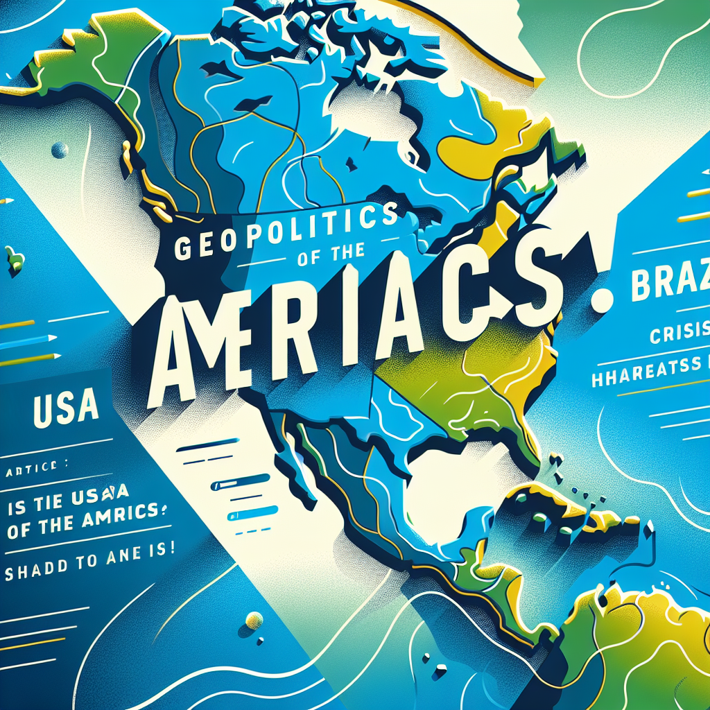 Capa do artigo – Geopolítica das americas: Continente americano: ¿Está dividido EE. UU.? ¡Crisis amenaza a Brasil!