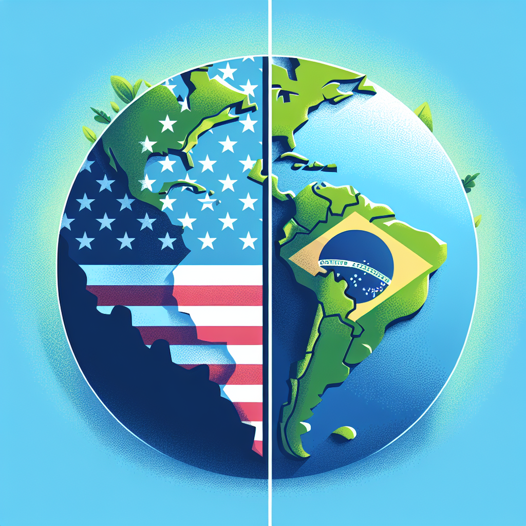 Capa do artigo – Continente americano: EUA Divididos? Crise Ameaça o Brasil!