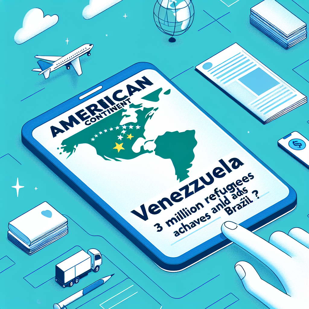 Capa do artigo – Continente americano: Venezuela: 3 Milhões de Refugiados e o Caos Chega ao Brasil?