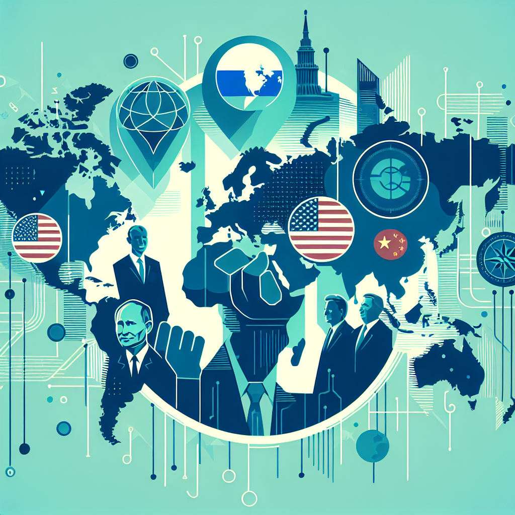 Capa do artigo – Economia americana: A Nova Geopolítica Mundial: EUA, Rússia e China em um Mundo Dividido