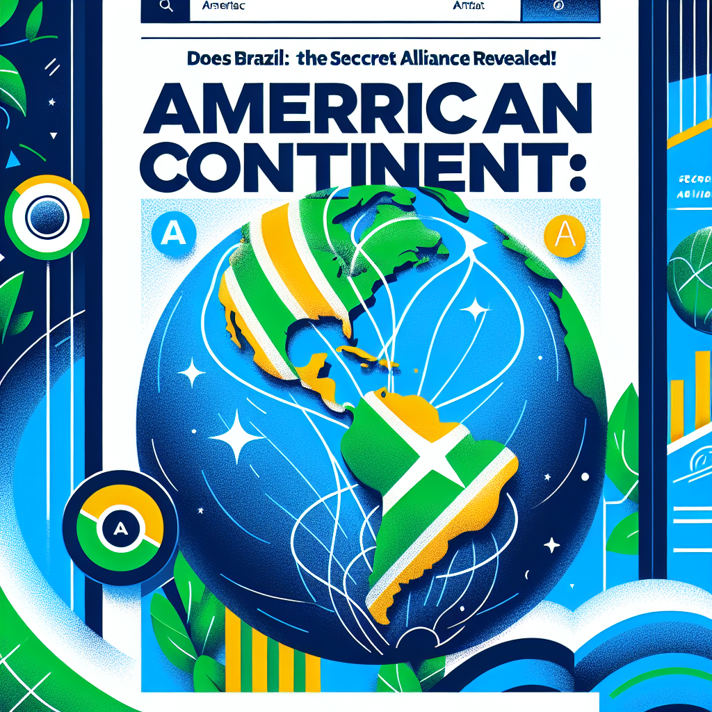 Capa do artigo – Continente americano: Brasil Lidera? A Aliança Secreta Revelada!