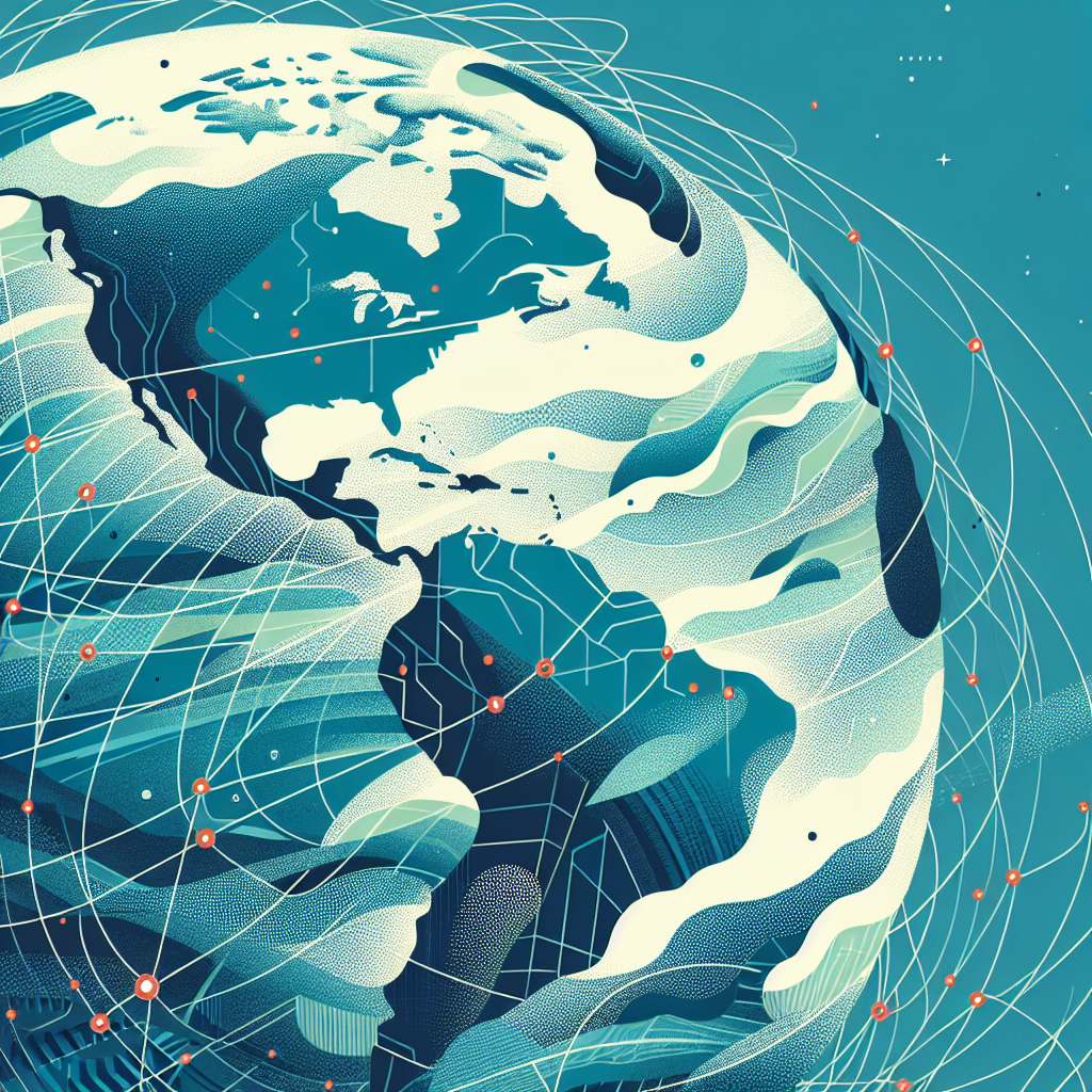 Capa do artigo – Continente americano: Diplomacia científica e mudança ambiental global na América Latina e no Caribe